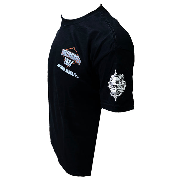 Teddy Morse's Daytona Harley-Davidson Men's Triketoberfest 2024 Short Sleeve Shirt, Black