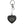 Heart-shaped Harley-Davidson keychain with a logo on a white background 98299-26LW