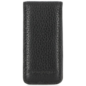 Harley-Davidson Men's Bar & Shield Leather Magnetic Money Clip, Black MAU-800