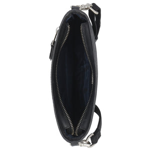 Harley-Davidson Women's Classic Codura Genuine Leather/Canvas 8"x5.5" Hip Bag, Grey MHW001/30