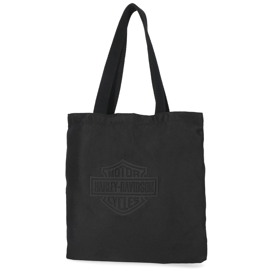 Harley-Davidson Women's Classic Codura 15.5x16 Magnetic Closure Tote Bag, Grey MHW003/30