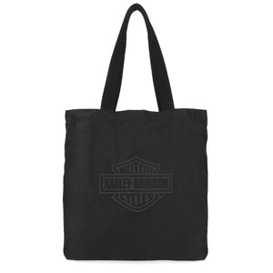 Harley-Davidson Women's Classic Codura 15.5x16 Magnetic Closure Tote Bag, Grey MHW003/30