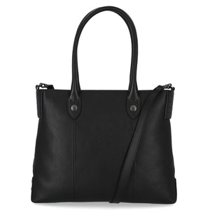 Harley-Davidson 120th Anniversary Women's 120th Tote Bag, Black Pebble Leather