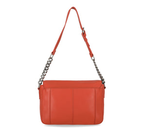 Harley-Davidson Women's Magnetic Flap Closure O Ring Chain Purse, MHW047