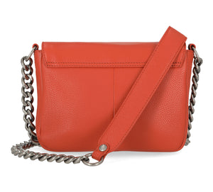 Harley-Davidson Women's Magnetic Flap Closure O Ring Pebble Leather Crossbody Purse MHW048