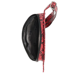 Harley-Davidson Women's Python Print B&S Logo Adjustable Waist Bag, Pink MHW185/16