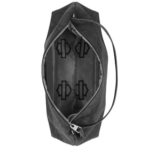 Harley-Davidson Women's Snake Printed PU 11.75" x 6" Short Detachable/Adjustable Shoulder XB Purse, Black MHW207/08