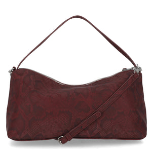 Harley-Davidson Women's Snake Printed PU 11.75" x 6" Short Detachable/Adjustable Shoulder XB Purse, Rum Red MHW207/27