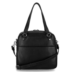 Harley-Davidson Women's Core Stud Leather 10" x 9" Adjustable/Detachable Bowler Purse, Black MHW215/08
