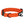 Harley-Davidson Tactical Nylon Web With Rubber Logo Adjustable Pet Collar, Orange MPC001