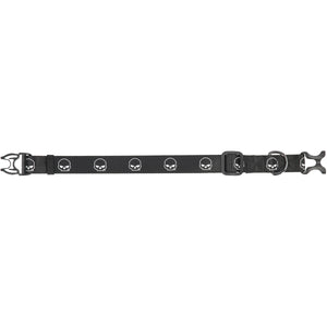 Harley-Davidson Repated Wille G. Skull Polyester Clip Closure Pet Collar, Black MPC005/08