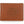 A brown leather bi-fold wallet with an embossed Harley-Davidson logo on the front, featuring a textured crocodile pattern and light-colored stitching along the edges.