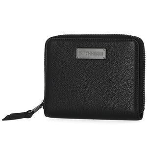Harley-Davidson Women's Classic Small Zip Around Leather Wallet, Black MWW001/08