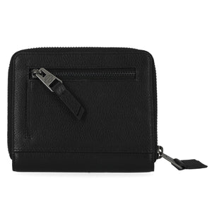 Harley-Davidson Women's Classic Small Zip Around Leather Wallet, Black MWW001/08