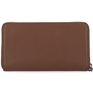 Harley-Davidson Women's Classic Zip Around Leather Wristlet Wallet, Cognac MWW002/Cognac
