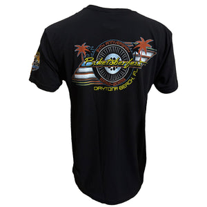 Official Daytona Biketoberfest 2026 Men's Wheeling Short Sleeve Shirt, Black