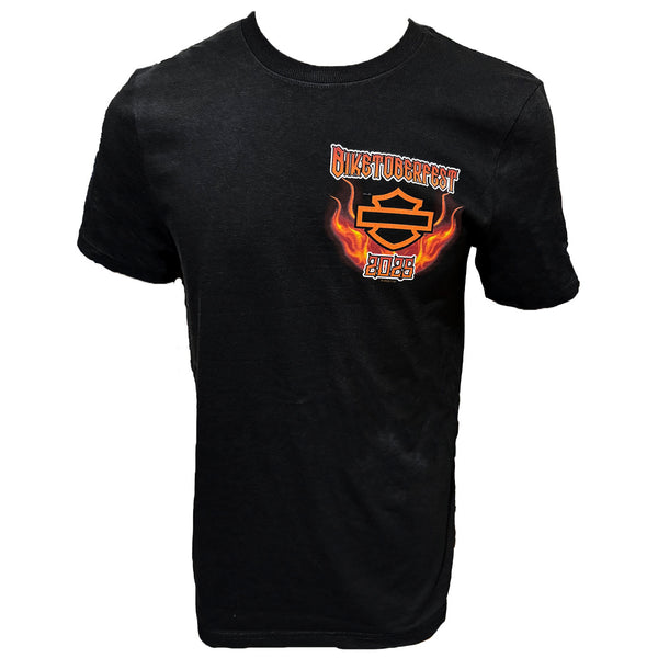 Teddy Morse's Daytona Harley-Davidson Men's Biketoberfest 2025 Headless Hunter Short Sleeve Shirt, Black