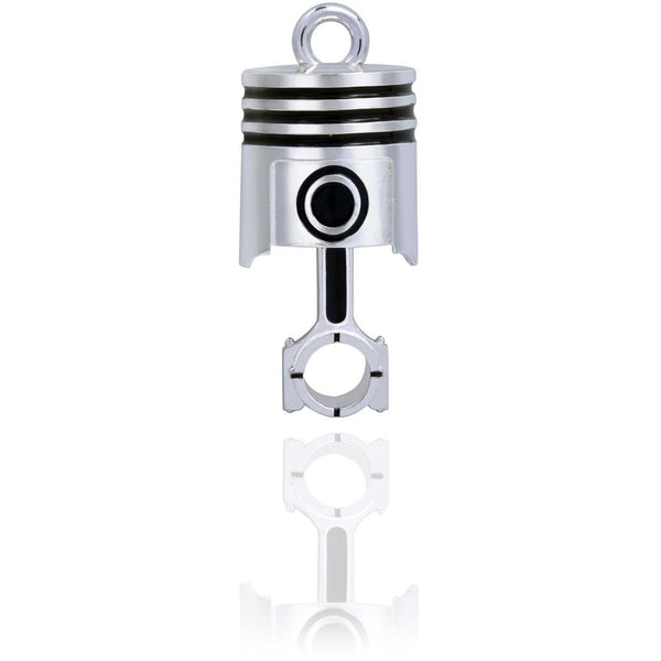 Steel Horse Jewelry Piston Road Ride Bell, Silver Finish SRB0015