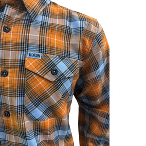 Plaid shirt with a visible DIXXON label on a white background