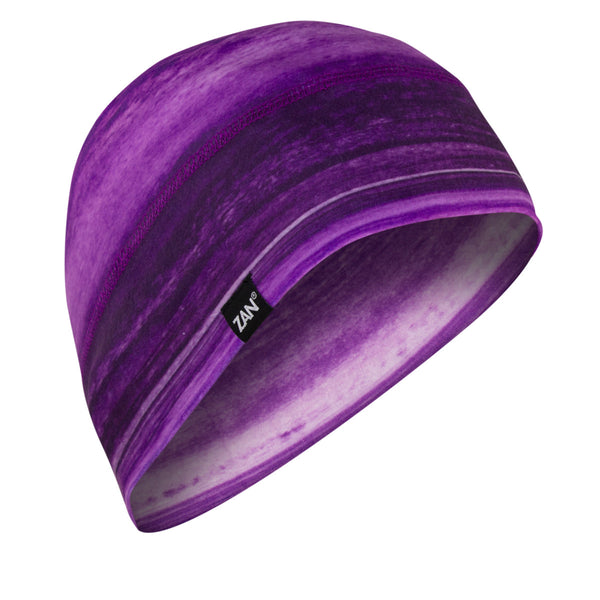 ZanHeadgear Sportflex Helmet Liner Beanie UPF50+, Saltwater Purple WHLL438