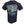 A navy blue short-sleeve t-shirt showing the back graphic print for the 'Daytona Harley-Davidson Biketoberfest 2026'. The graphic features a colorful sunset scene with a woman in a boat, a shark, and a yellow Harley-Davidson logo.