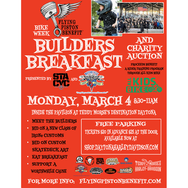Flying Piston Benefit Builders Breakfast & Charity Auction