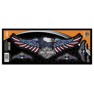 Harley-Davidson RWB American Eagle Logo Stick-On Decal CG5678