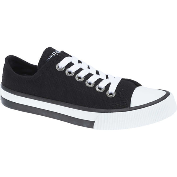 Harley-Davidson Women's Zia 2-Inch Low-Cut Canvas Sneakers, Black D83817