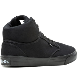 Harley-Davidson Men's Wrenford 3.5-Inch Canvas Sneakers, Black D93899
