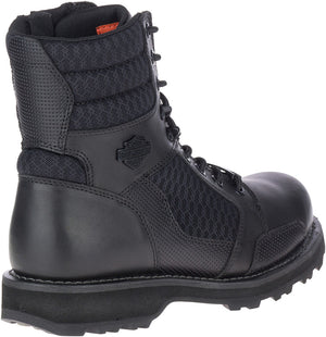 Harley-Davidson Men's Lensfield 6.5-Inch Leather Motorcycle Boots, Black D96204