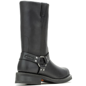 Harley-Davidson Men's Hustin Skull Waterproof Motorcycle Boots, Black D96294