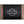 A rectangular black mat or rug featuring a large gray Harley-Davidson bar-and-shield logo in the center, bordered by orange, white, and black vertical stripes on the left and right edges.