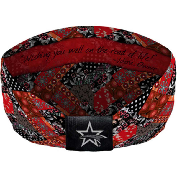 That's A Wrap Women's Boho Inspired Patch Me Up! Performance Knotty Band, Red KB2612