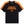 Black t-shirt with orange sleeves and Harley-Davidson logo on a white background
