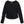 Black long-sleeve shirt with brand logo on a white background