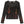 Black long-sleeve top with flame pattern on a white background