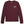 Maroon long-sleeve shirt with a logo on a white background