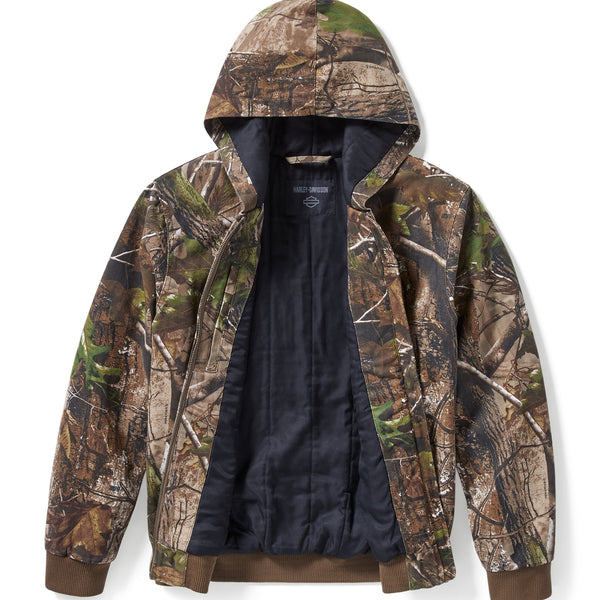 Harley-Davidson x Realtree Women's APG Twill Long Sleeve Jacket, Camo 97433-25VW
