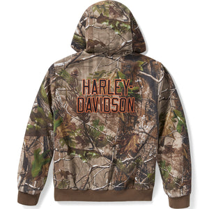 Harley-Davidson x Realtree Women's APG Twill Long Sleeve Jacket, Camo 97433-25VW
