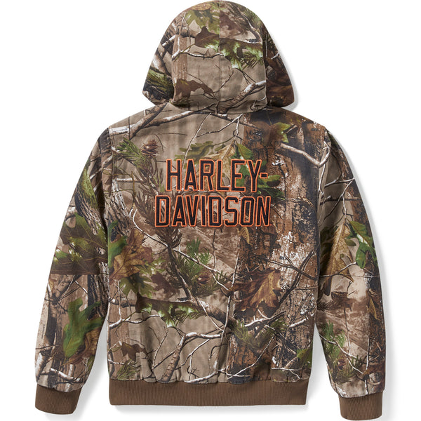 Harley-Davidson x Realtree Women's APG Twill Long Sleeve Jacket, Camo 97433-25VW