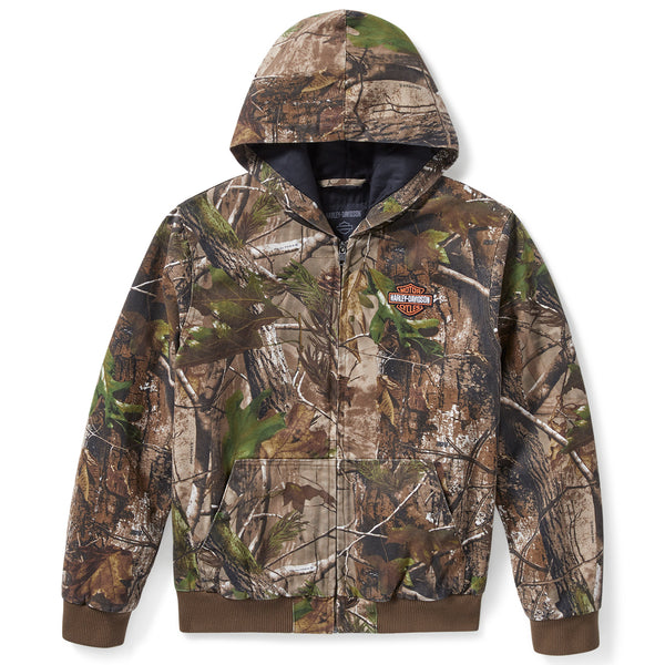 Harley-Davidson x Realtree Women's APG Twill Long Sleeve Jacket, Camo 97433-25VW