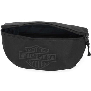 Harley-Davidson Men's Bar & Shield Polyester Universal Sling Belt Bag, Black MHM004/08