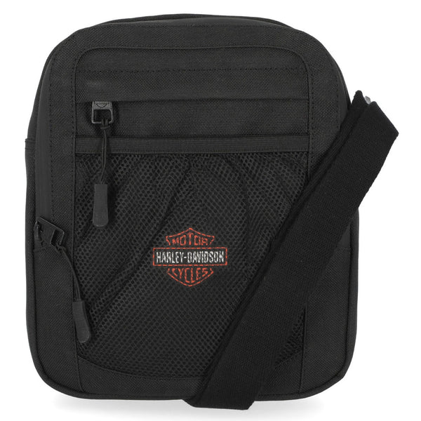 Harley-Davidson Women's Modular Bar & Shield Adjustable Crossbody Pouch, Black MHU006/08