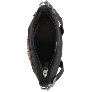Harley-Davidson Women's Bar & Shield Logo Crossbody Canvas Purse, Black MHW056/08