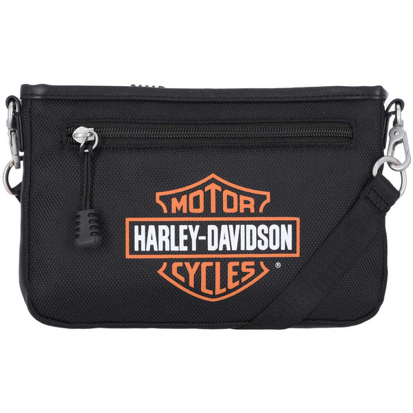 Harley-Davidson Women's Bar & Shield Logo Convertible Crossbody, Black MHW114/108