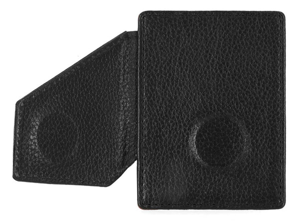 Harley-Davidson Men's Bar & Shield Core Pebble Card Case Wallet, Black MWM039/08