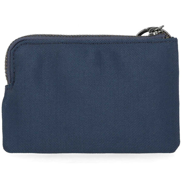 Harley-Davidson Women's Bar & Shield Studded Polyester Key Case Pouch, Navy Blue MWW027