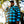Demons Behind Me Men's Survivor 2.0 Limited Edition Stretch Button-Up Long Sleeve Shirt, Light Blue/Black Flannel NT002
