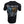 A black short-sleeve t-shirt shown from the back, featuring a large graphic print of two skulls facing each other. The left skull is blue and the right skull is gold, with the text 'Biktoberfest', '34th Annual', 'Santa Ana Beach', and numbers '20' and '26' in white gothic lettering.