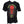 Black t-shirt with red skull and spider design featuring Harley-Davidson logo on a white background